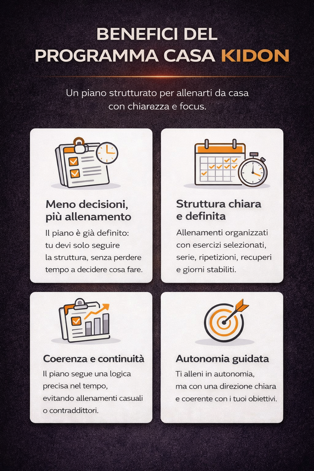 Programma Casa Kidon – 4 settimane