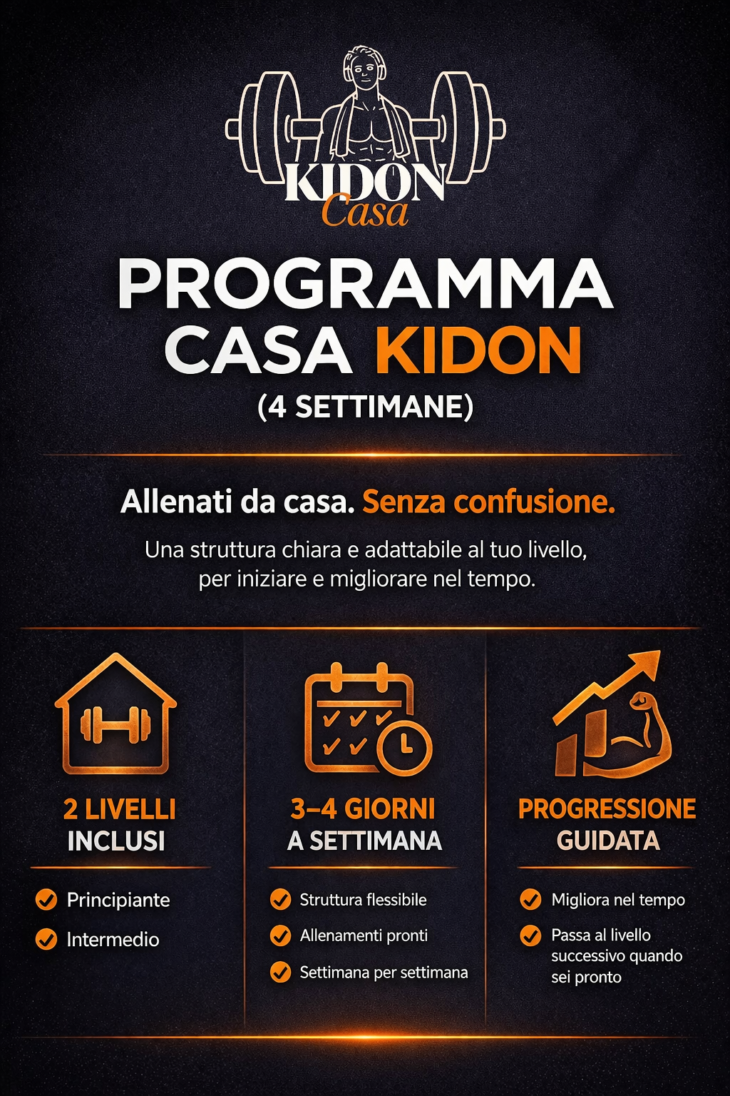 Programma Casa Kidon – 4 settimane